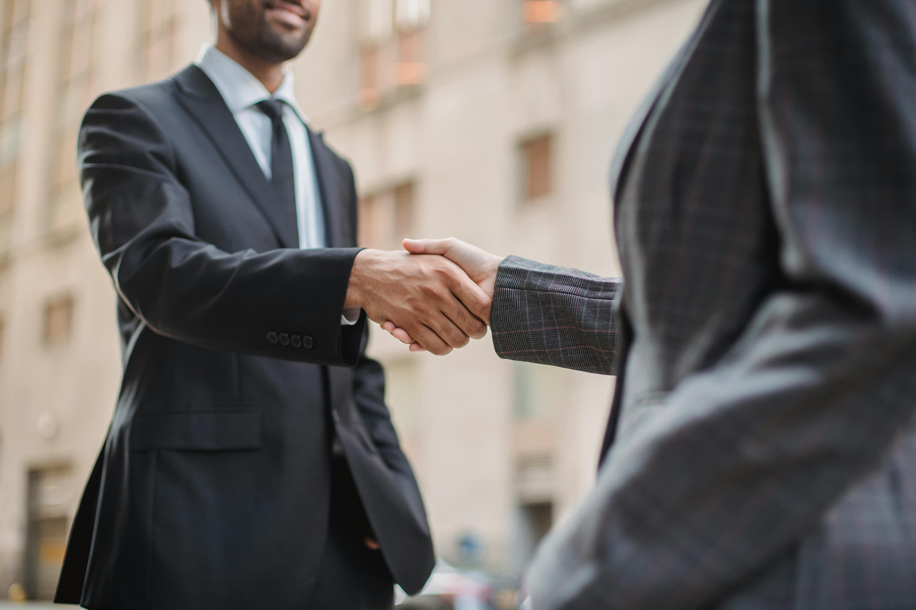 Partnering handshake